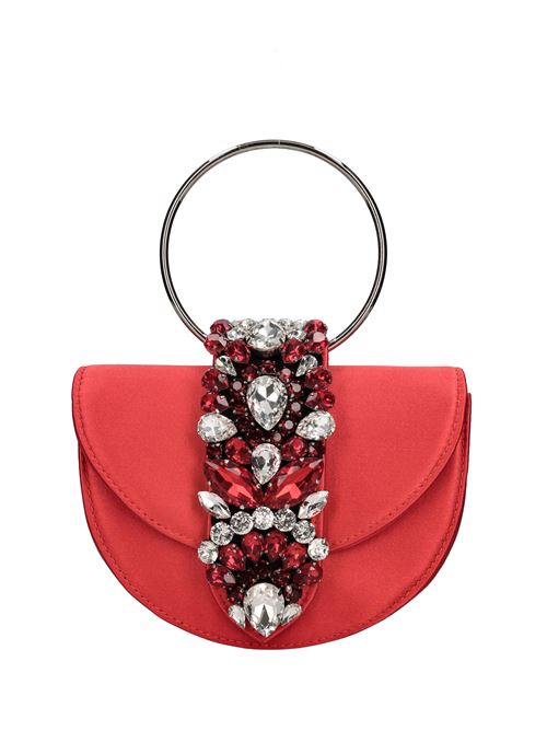 Borsa mini modello Brigitte in raso GEDEBE | MINI BRIGITTE SATINROSSO